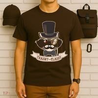Fancy Trashy Classy Raccoon T-Shirt thumb 6
