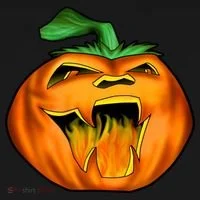 Fanged Fire Jack O' Lantern Pumpkin Halloween Toddler Hoodie thumb 2