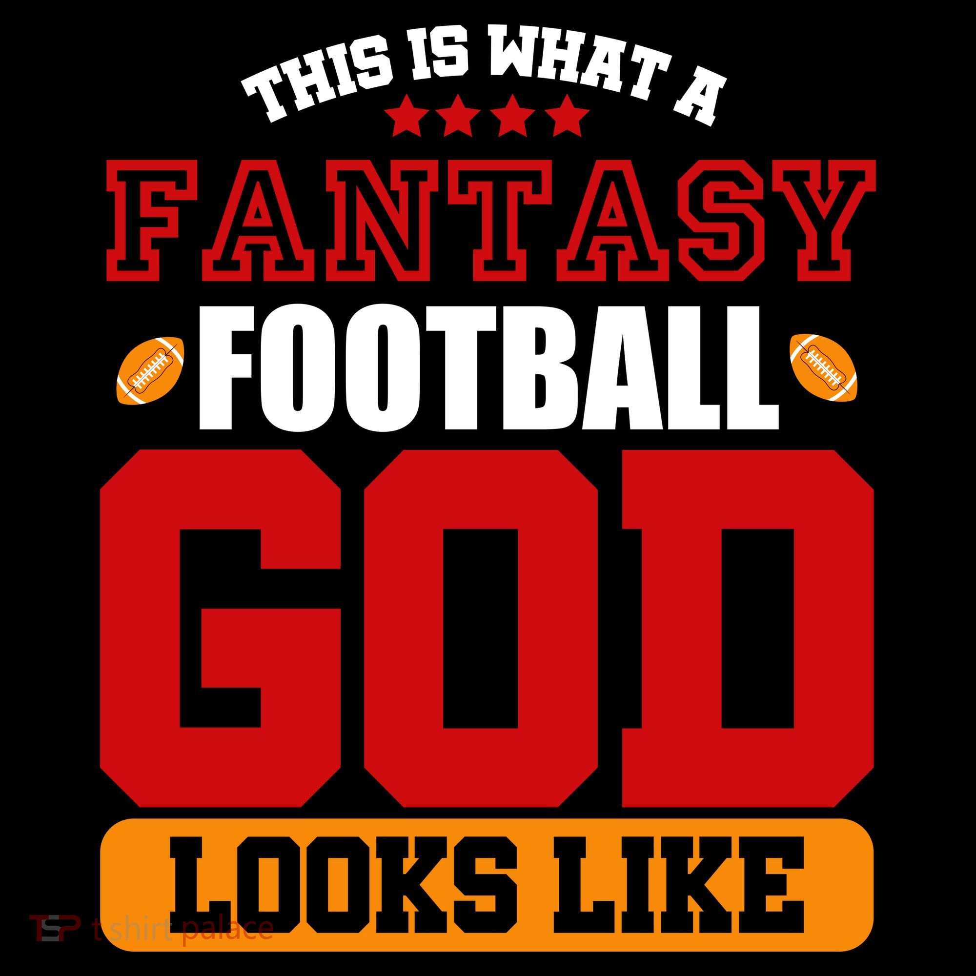 Fantasy Football God T-Shirt