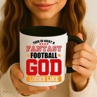 Fantasy Football God Coffee Mug thumb 3