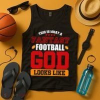 Fantasy Football God Tank Top thumb 4