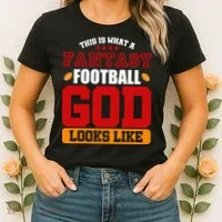 Fantasy Football God Women's T-Shirt thumb 2