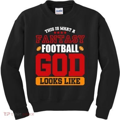 Fantasy Football God Kids Sweatshirt