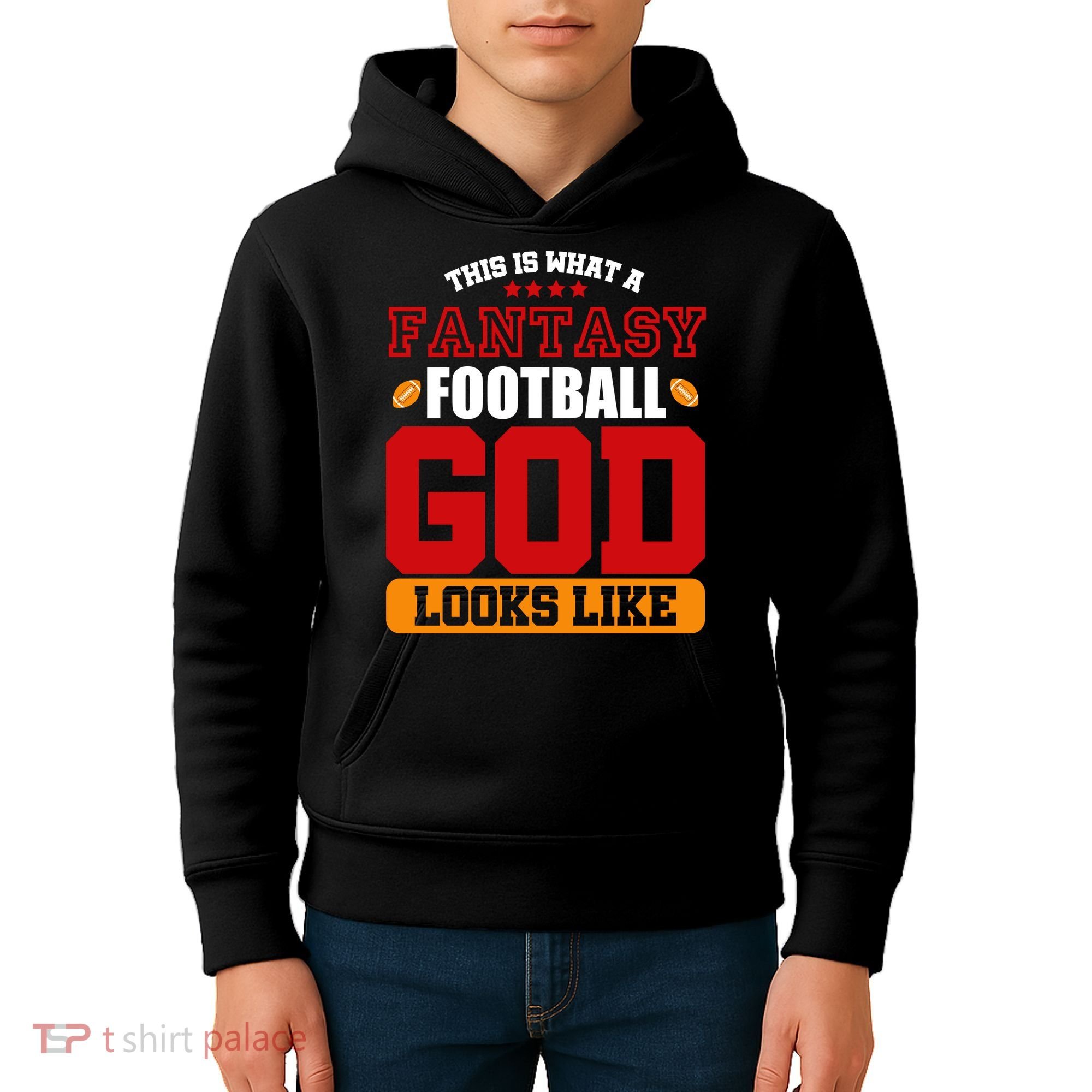 Fantasy Football God Kids Hoodie
