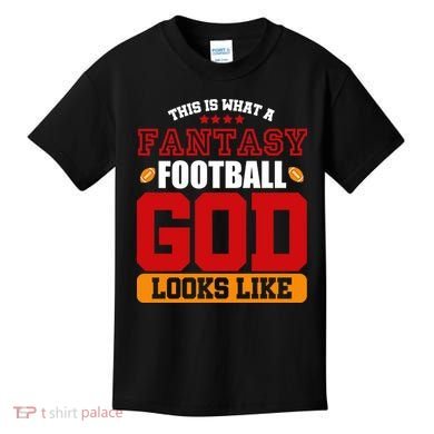 Fantasy Football God Kids T-Shirt
