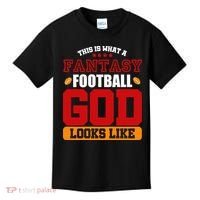 Fantasy Football God Kids T-Shirt thumb 0