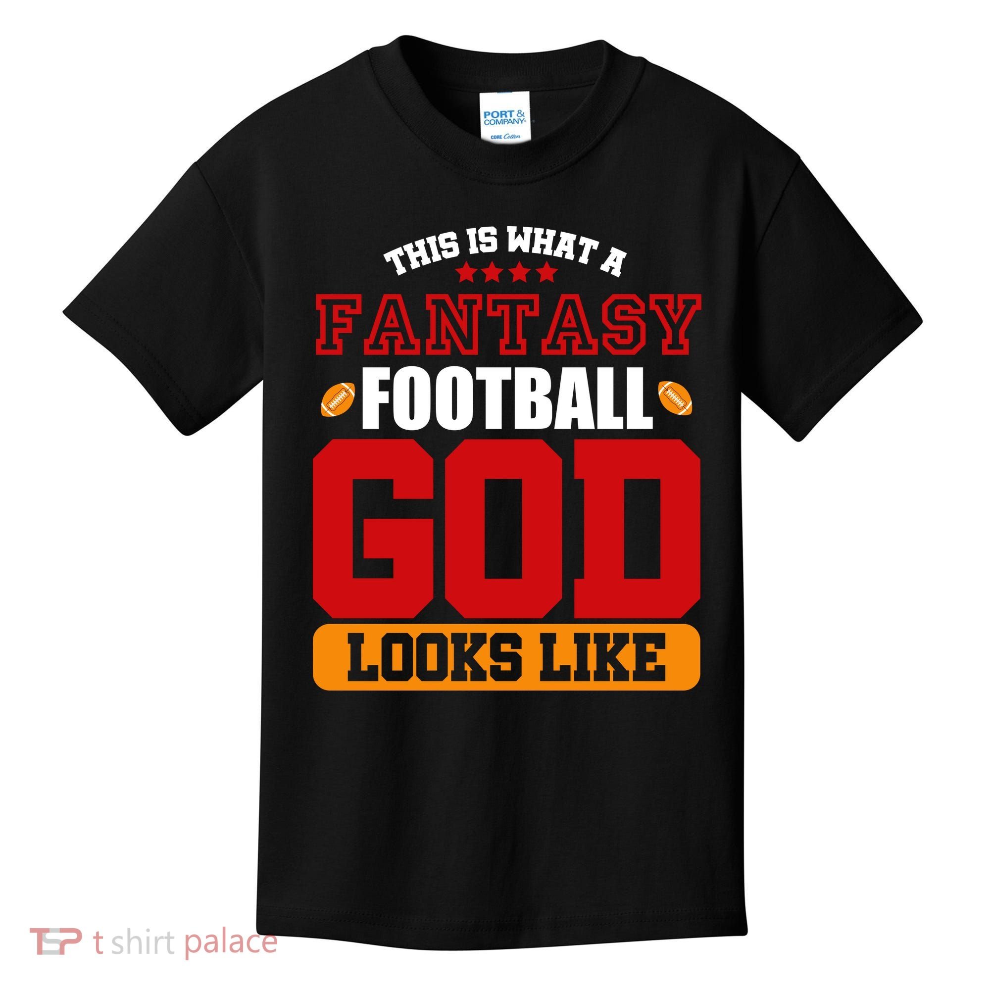 Fantasy Football God Kids T-Shirt