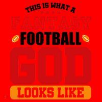 Fantasy Football God Santa Hat thumb 1
