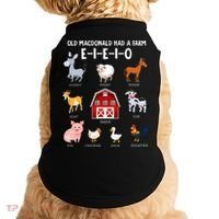 Farm Animals Old MacDonald Had A Farm EIEIO Doggie Tank thumb 0