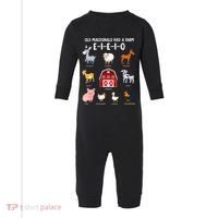 Farm Animals Old MacDonald Had A Farm EIEIO Infant Fleece One Piece thumb 0