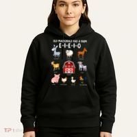 Farm Animals Old MacDonald Had A Farm EIEIO Hoodie thumb 5