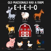 Farm Animals Old MacDonald Had A Farm EIEIO Sweatshirt thumb 3
