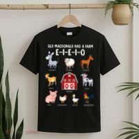 Farm Animals Old MacDonald Had A Farm EIEIO T-Shirt thumb 2