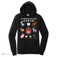 Farm Animals Old MacDonald Had A Farm EIEIO Women's Hoodie thumb 0