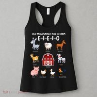 Farm Animals Old MacDonald Had A Farm EIEIO Women's Tank Top thumb 3