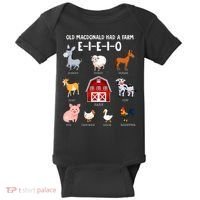 Farm Animals Old MacDonald Had A Farm EIEIO Baby Bodysuit thumb 0