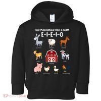 Farm Animals Old MacDonald Had A Farm EIEIO Toddler Hoodie thumb 0
