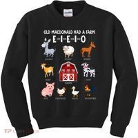 Farm Animals Old MacDonald Had A Farm EIEIO Kids Sweatshirt thumb 0
