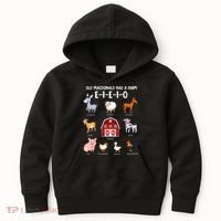 Farm Animals Old MacDonald Had A Farm EIEIO Kids Hoodie thumb 0