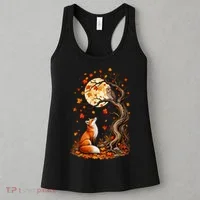 Fox And Owl Autumn Fall Women's Tank Top thumb 3