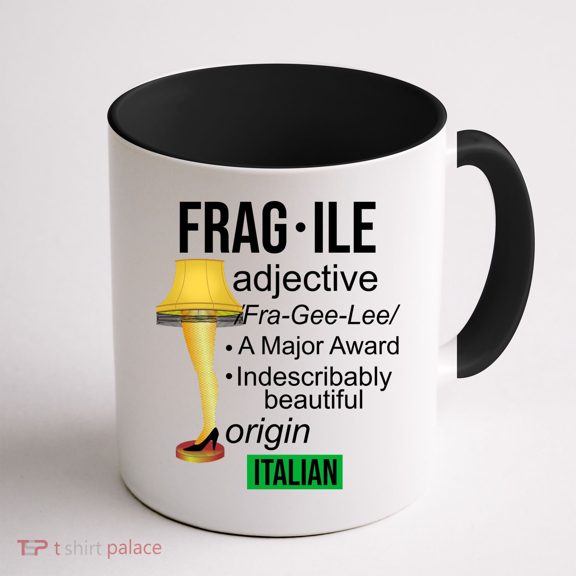 Fragile Adjective Origin Italian A Major Award Coffee Mug