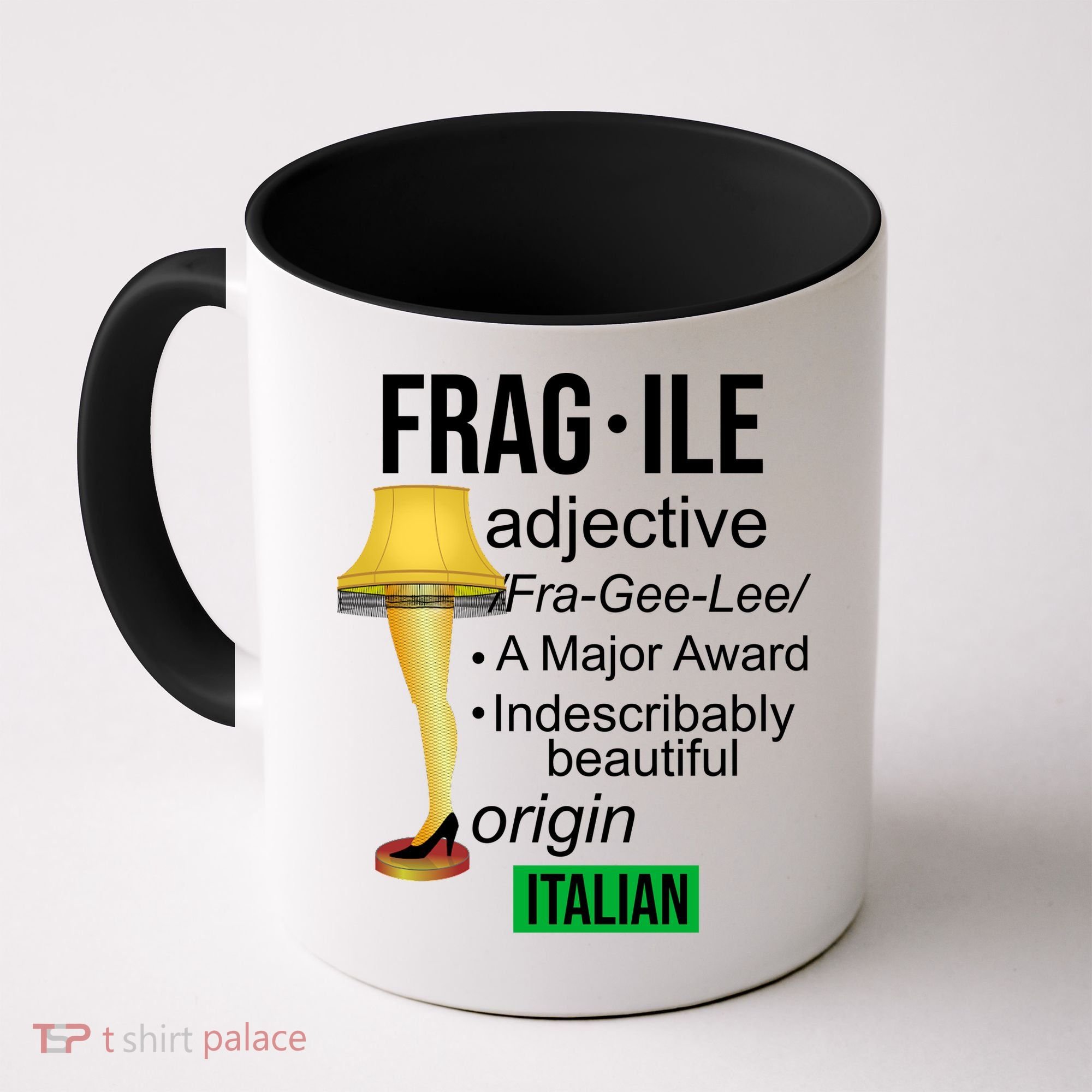 Fragile Adjective Origin Italian A Major Award Coffee Mug