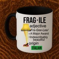 Fragile Adjective Origin Italian A Major Award Coffee Mug thumb 2