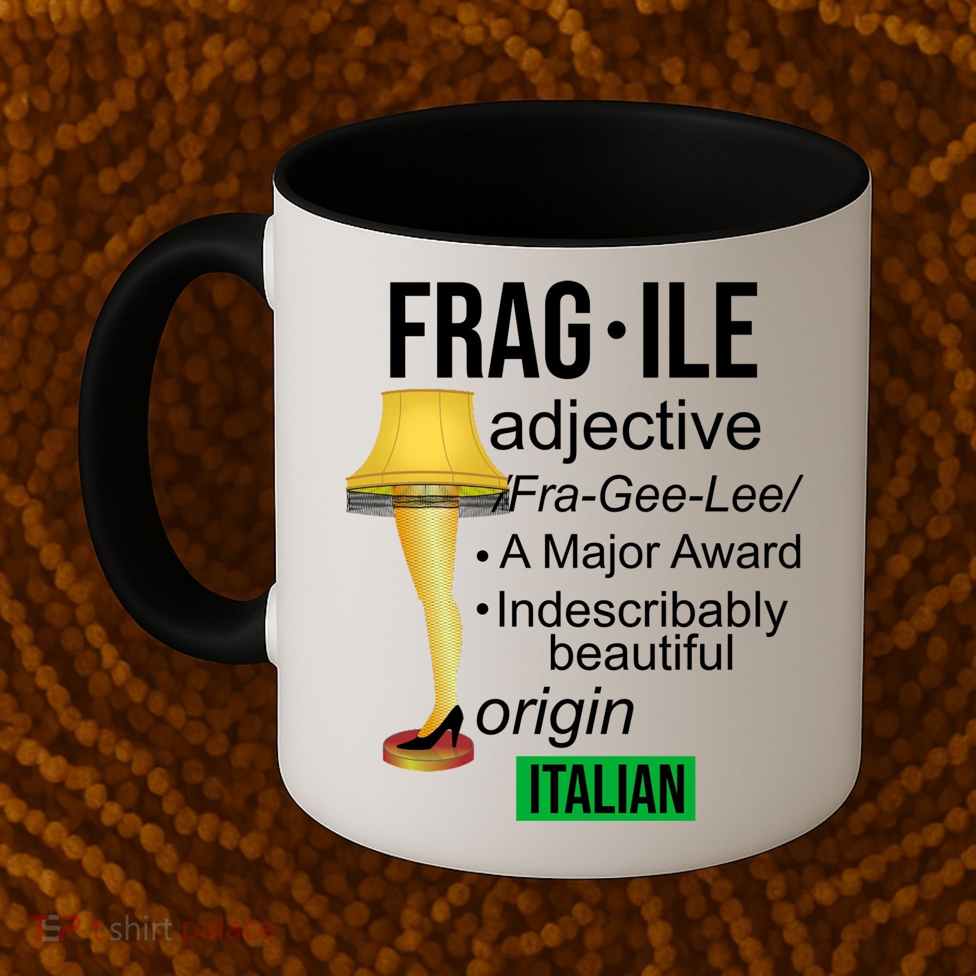 Fragile Adjective Origin Italian A Major Award Coffee Mug