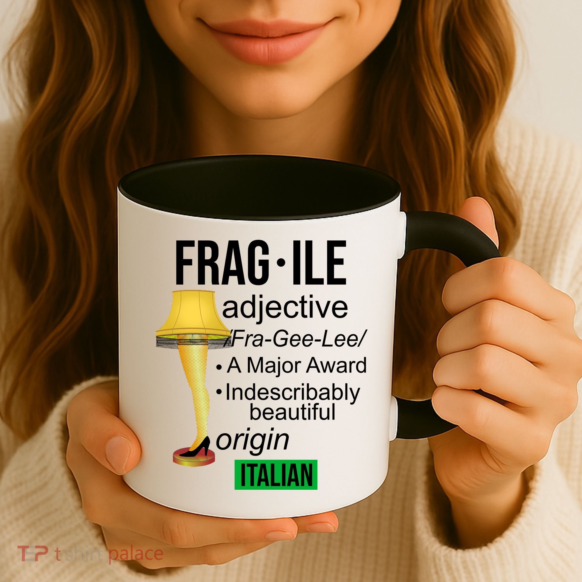 Fragile Adjective Origin Italian A Major Award Coffee Mug