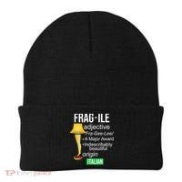 Fragile Adjective Origin Italian A Major Award Beanie thumb 0