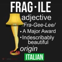Fragile Adjective Origin Italian A Major Award Youth Performance Sprint T-Shirt thumb 2