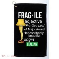 Fragile Adjective Origin Italian A Major Award Golf Towel thumb 0