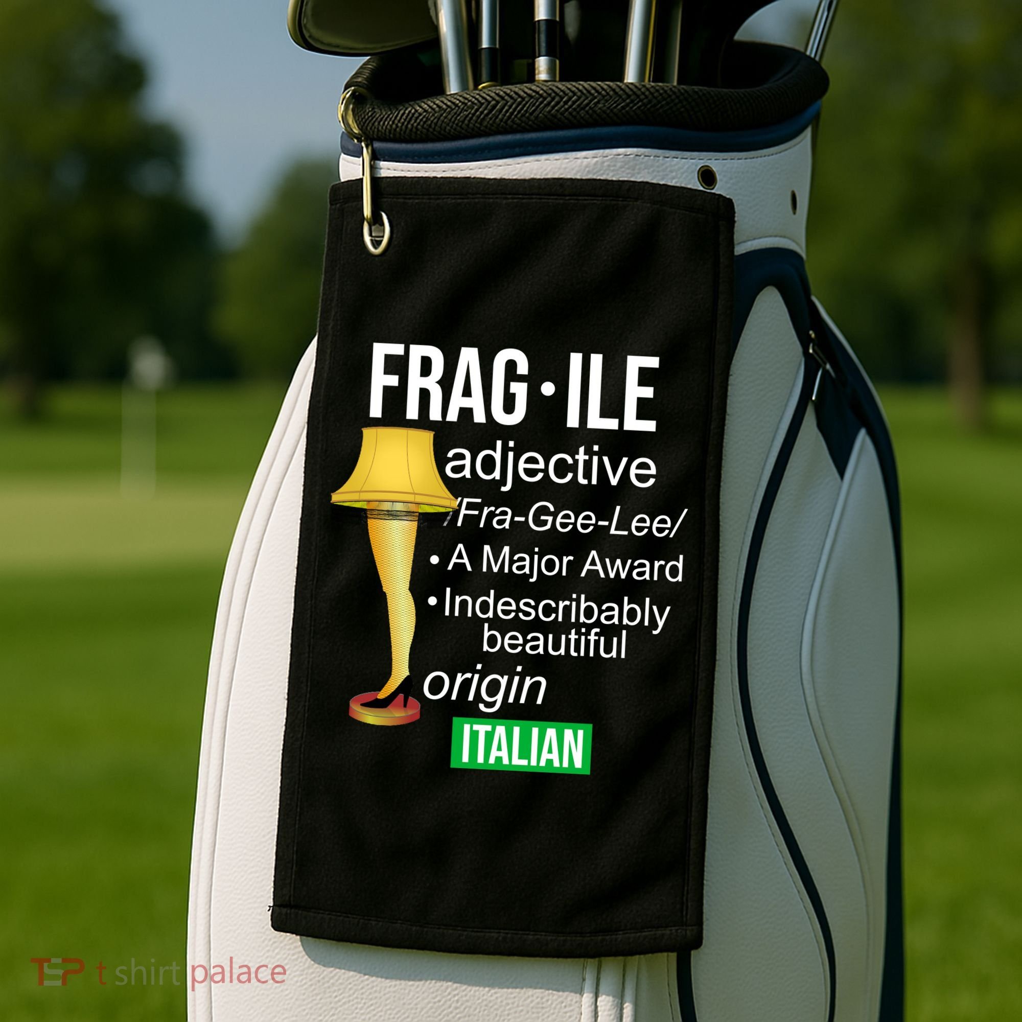 Fragile Adjective Origin Italian A Major Award Golf Towel