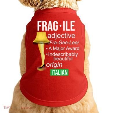 Fragile Adjective Origin Italian A Major Award Doggie Tank