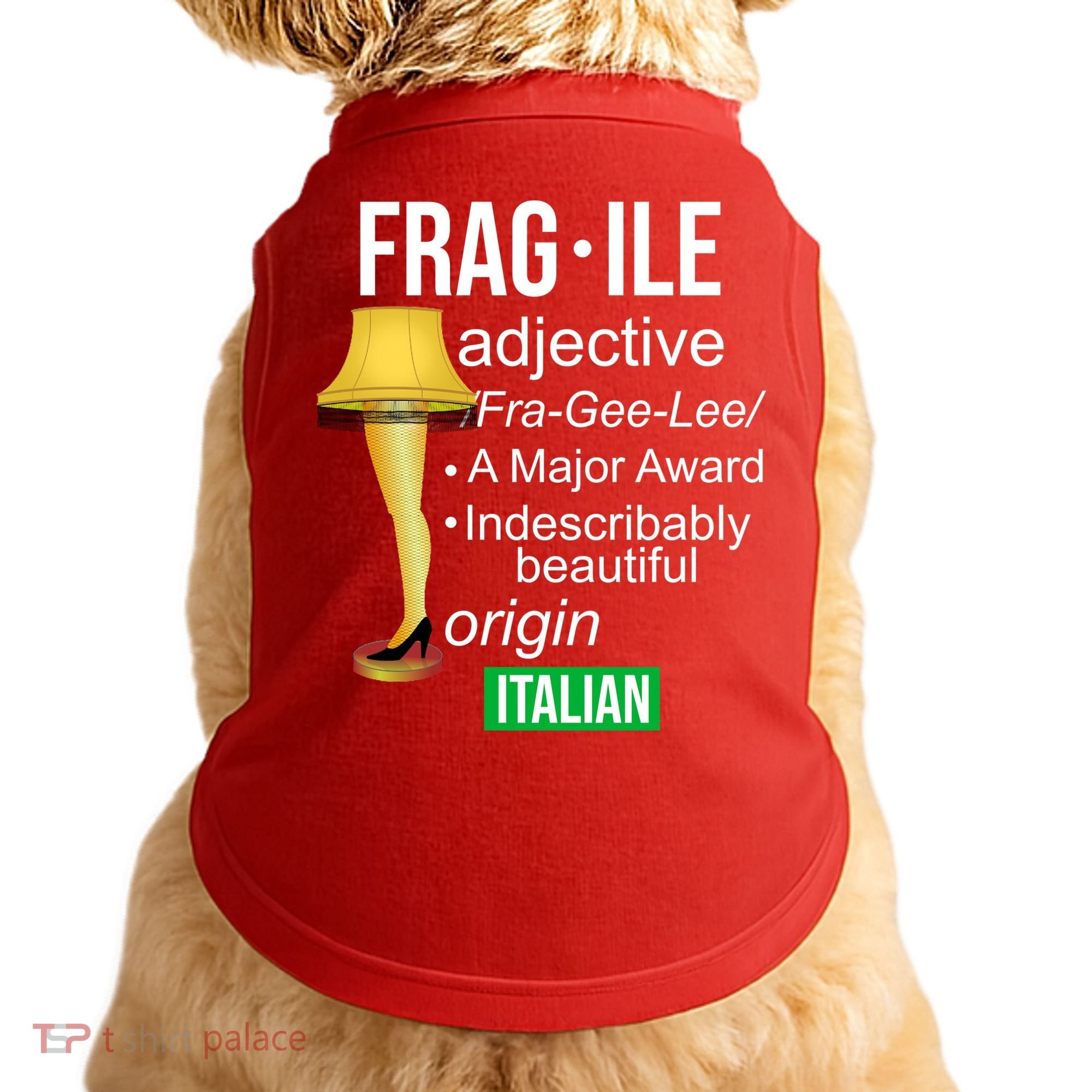 Fragile Adjective Origin Italian A Major Award Doggie Tank