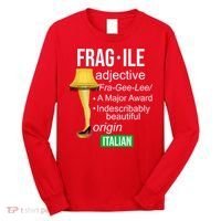 Fragile Adjective Origin Italian A Major Award Long Sleeve Shirt thumb 0