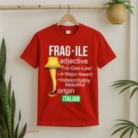 Fragile Adjective Origin Italian A Major Award T-Shirt thumb 2