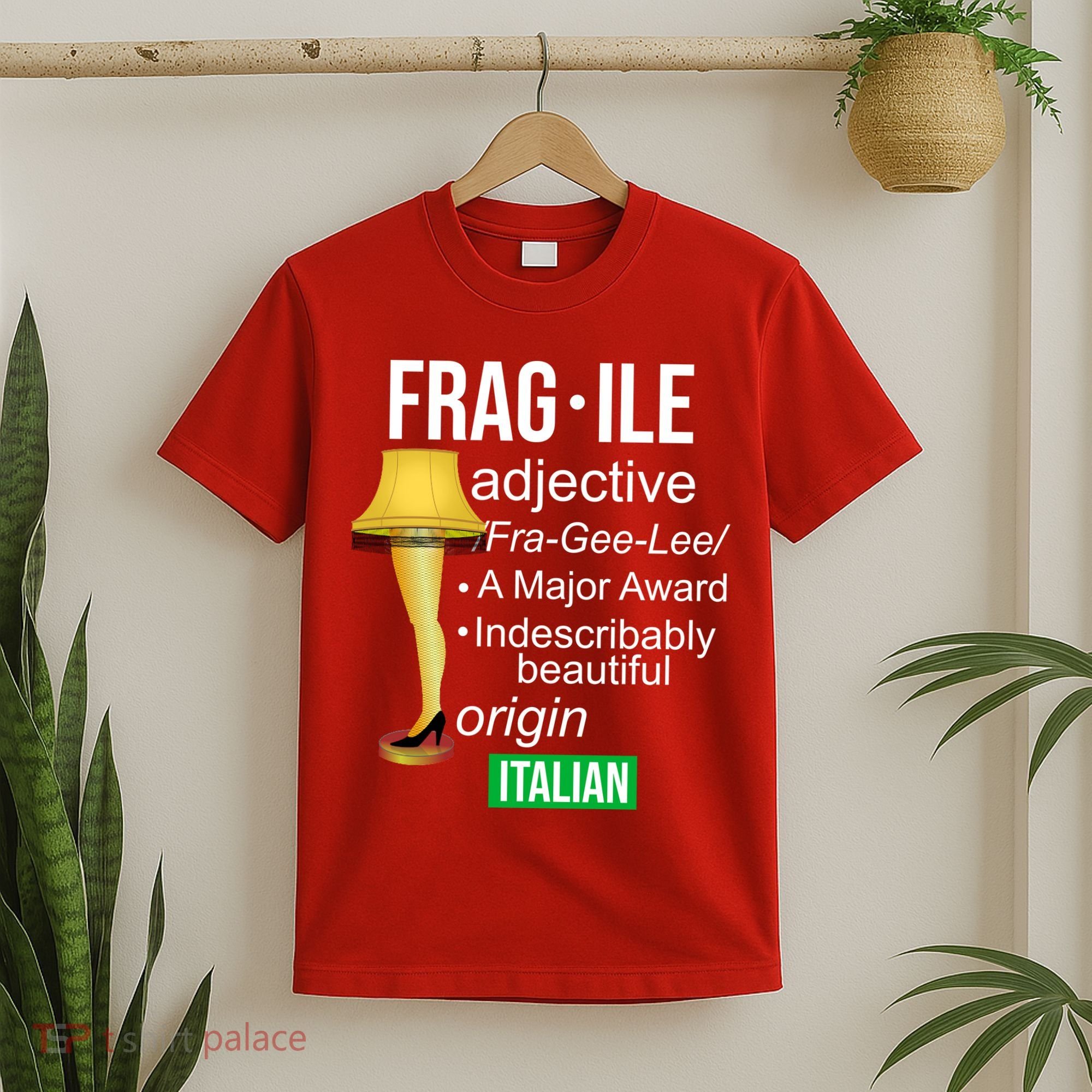 Fragile Adjective Origin Italian A Major Award T-Shirt