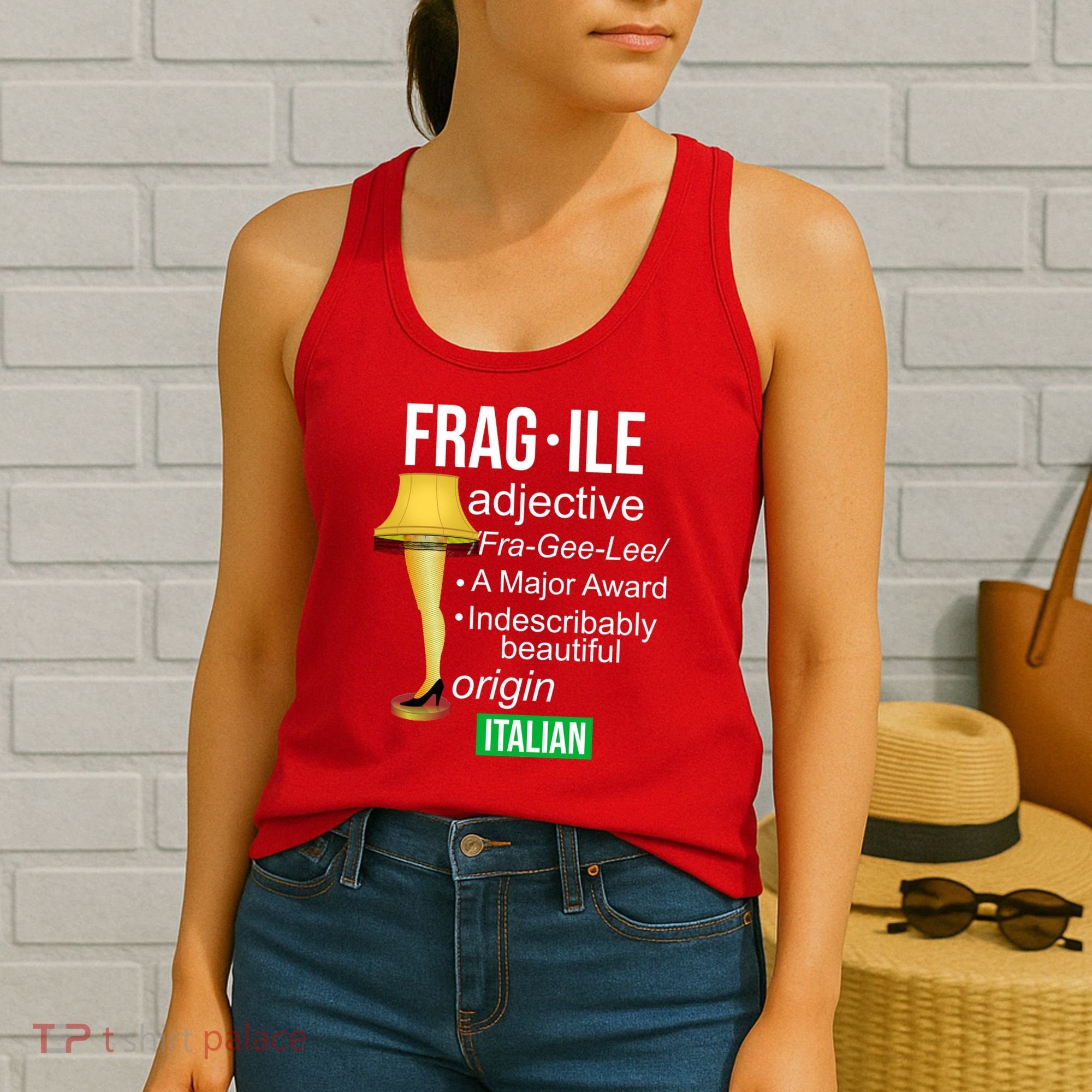 Fragile Adjective Origin Italian A Major Award Women's Tank Top