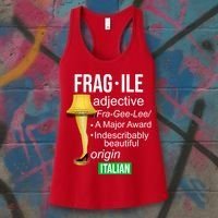 Fragile Adjective Origin Italian A Major Award Women's Tank Top thumb 3