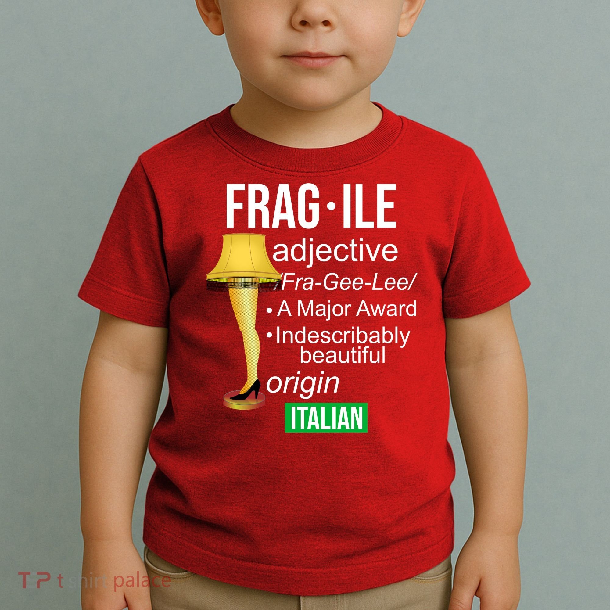 Fragile Adjective Origin Italian A Major Award Toddler T-Shirt