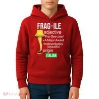 Fragile Adjective Origin Italian A Major Award Kids Hoodie thumb 4
