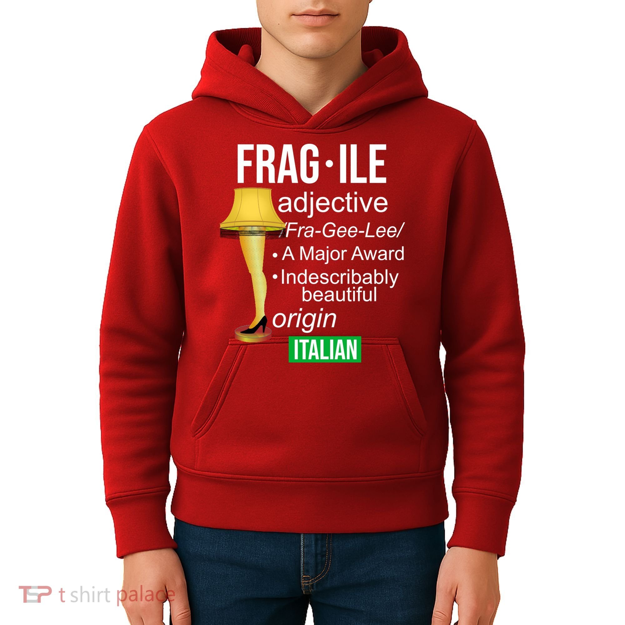 Fragile Adjective Origin Italian A Major Award Kids Hoodie