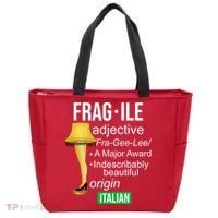 Fragile Adjective Origin Italian A Major Award Tote Bag thumb 0
