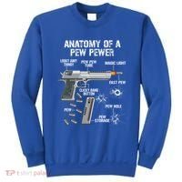Funny Anatomy Of A Pew Pewer Gift Ammo Gun Gift Adt Saying Gift Sweatshirt thumb 0