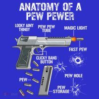 Funny Anatomy Of A Pew Pewer Gift Ammo Gun Gift Adt Saying Gift Baby Bodysuit thumb 2