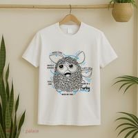 Furby Anatomy Of A Furby Retro Textbook Diagram T-Shirt thumb 2
