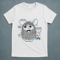 Furby Anatomy Of A Furby Retro Textbook Diagram T-Shirt thumb 5