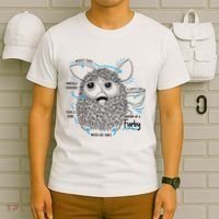 Furby Anatomy Of A Furby Retro Textbook Diagram T-Shirt thumb 6