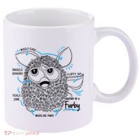 Furby Anatomy Of A Furby Retro Textbook Diagram 11oz C Handle Ceramic Mug thumb 0